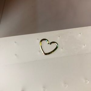 Rainbow titanium heart